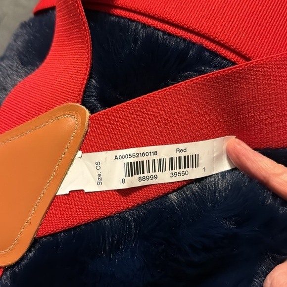 Carhartt 2 inch RED suspenders with buttons brand new with leather tabs HOLIDAY - Picture 5 of 5